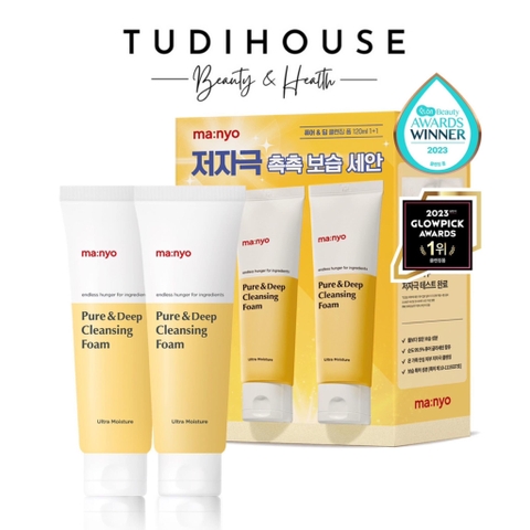 [ tách set ] Sữa rửa mặt Ma:nyo Pure & Deep Cleansing Foam 120ml