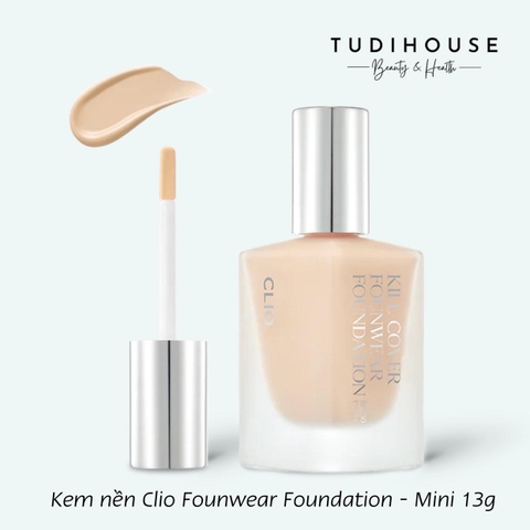 Mini 13g - Kem Nền Che Khuyết Điểm Clio Kill Cover Founwear Foundation SPF30 PA+++