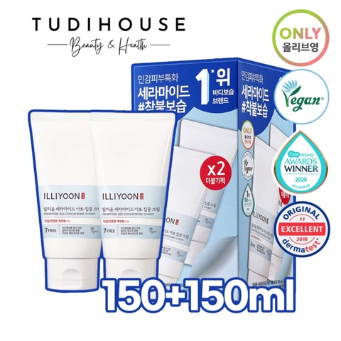 [ tách set ] Kem dưỡng Illiyoon Ceramide Ato Concentrate Cream 150ml