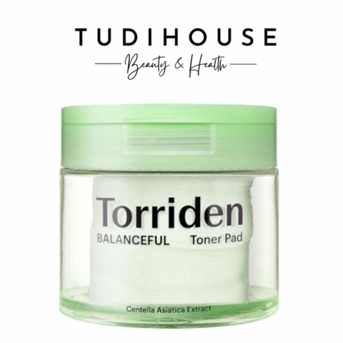 Torriden Balanceful Centella Asiatica Extract Toner Pad ( 60 miếng)