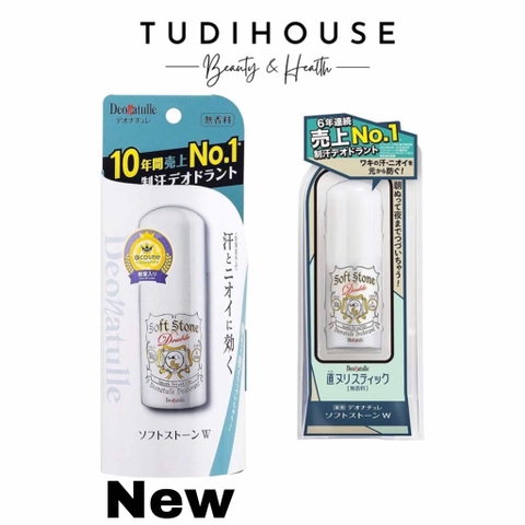 Lăn khủ mùi vùng nách đá khoáng Deonatulle Soft Stone 20g