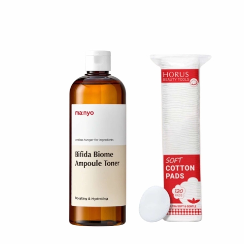 [ tặng bông tẩy trang ] Nước Hoa Hồng Manyo Bifida Biome Ampoule Toner 210ml