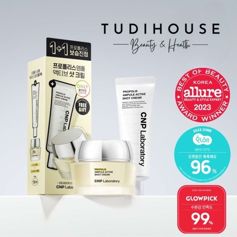 [ tách set ] Kem Dưỡng Keo Ong, Phục Hồi Da CNP Laboratory Propolis Ampule Active Shot Cream