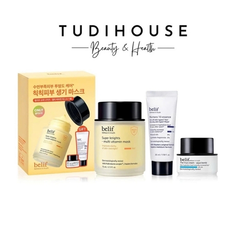 Set mặt nạ Belif Super Knights Multi Vitamin Mask