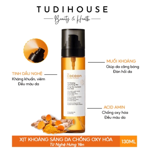 Xịt khoáng nghệ Cocoon Hưng Yên 130ml