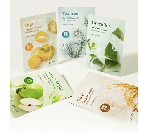 Mặt Nạ Giấy Dưỡng Ẩm, Làm Sáng Da Goodal Infused Water Mild Sheet Mask 20g