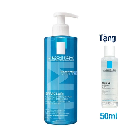 Gel Rửa Mặt La Roche-Posay Effaclar Purifying Foaming Dành Cho Da Dầu 400ml