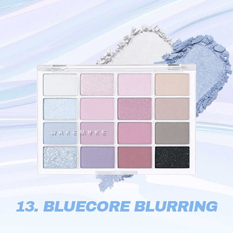 Bảng Mắt Wakemake Soft Blurring Eye Palette - 13 Blue Core Blurring