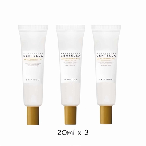 Combo 3 tuýt kem chống nắng Skin1004 Centella Suncream Plus 20ml