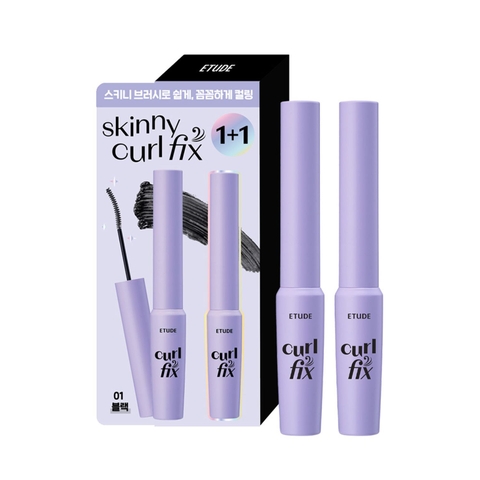 [ tách set ] Mascara Etude Skinny Curl Fix BLACK