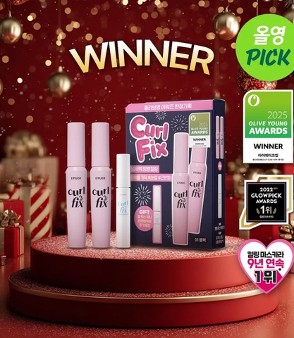 [ TÁCH SET] Mascara cong và dài Etude Fix Curl - BLACK