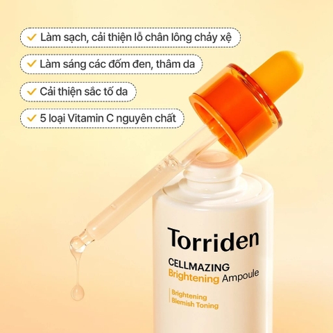 Tinh Chất Dưỡng Sáng Torriden Cellmazing Brightening Ampoule 30ml