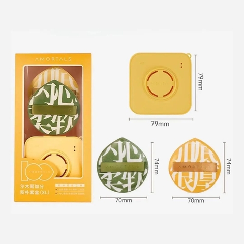 Set 2 bông mút Amortals ( size XL) + hộp đựng