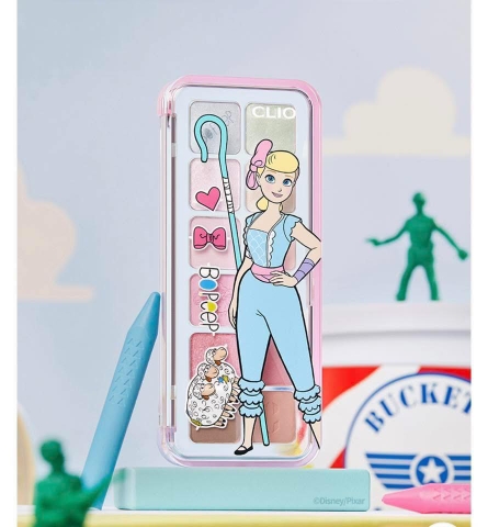 Set phấn mắt Clio Pro Air Palette x Toy Story - Màu 19 INDEPENDENT BO PEEP