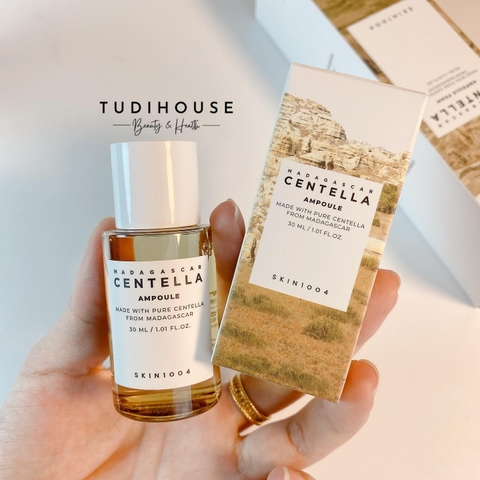 MINISIZE 30ml - dạng đổ, không vòi pump Skin1004 Madagascar Centella Ampoule 30ml