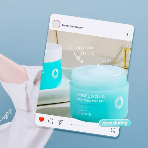 Kem Dưỡng Ẩm Beyond Thuần Chay Làm Dịu Da Angel Aqua Moisture Cream 150ml