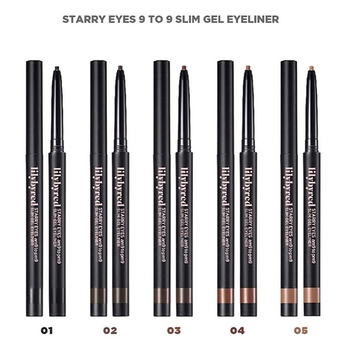 Chì kẻ mắt Lilybyred Starry Eyes Slim Gel Liner