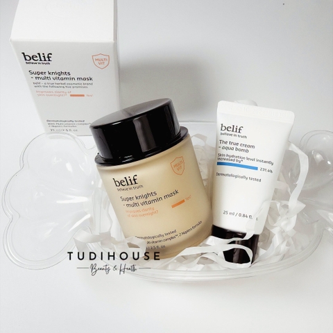 [ KÈM GIFT] Mặt nạ Belif Super Knights Multi Vitamin Mask 75ml