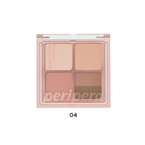 Bảng mắt Peripera Pocket Ink Pocket Shadow Palette  04 You Know What Mute Is