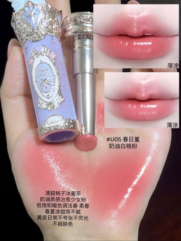 Son Flower Knows Knight Unicorn Glazed Lipstick - U05 Spring Violet