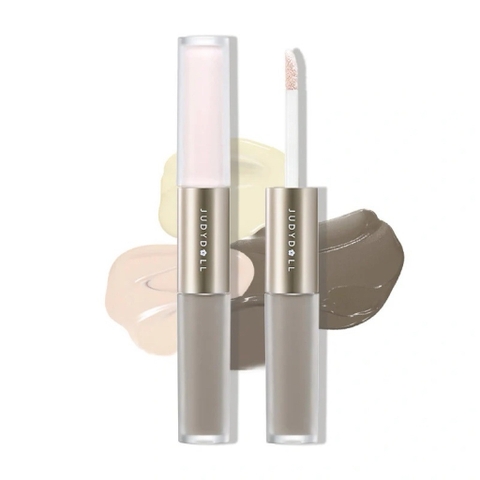Kem Tạo Khối & Bắt Sáng 2 Đầu Judydoll Liquid Highlighter & Contour Duo