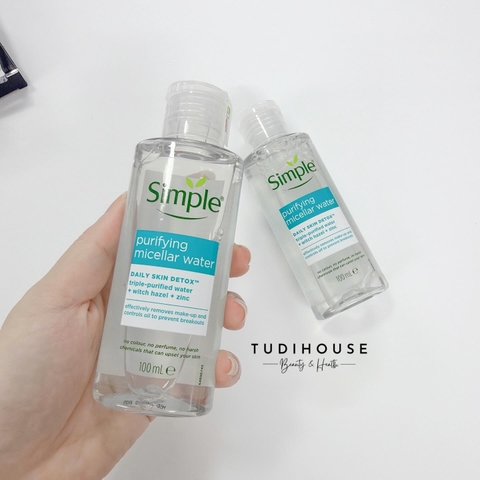 Minisize 100ml - Tẩy trang Simple Purifying Micellar Water