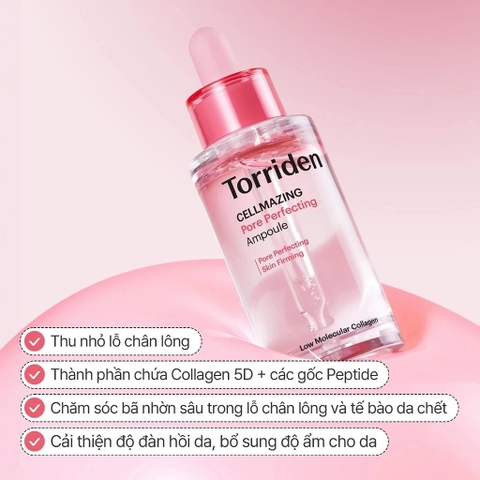 Tinh chất  Torriden Cellmazing Pore Perfecting Ampoule 30ml