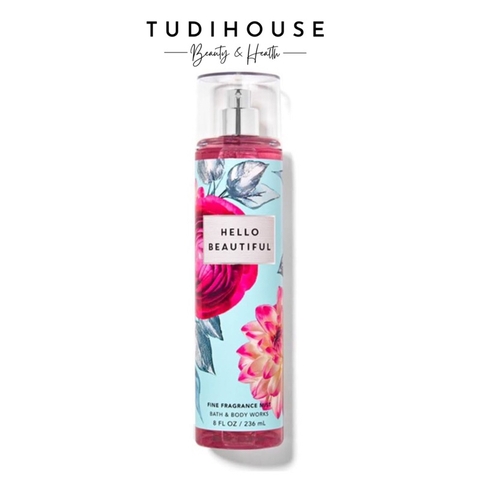 Xịt Bath & Body Works Hello Beautiful Fine Fragrance Mist 236ml