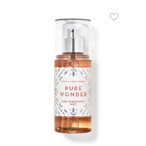 [ 75ml ] xịt thơm toàn thân Bath & Body works - PURE WONDER