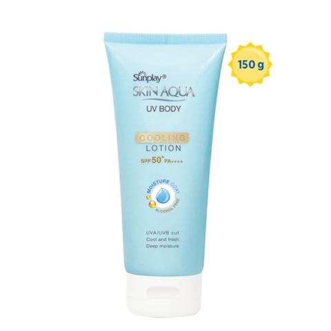 Lotion Chống Nắng Dưỡng Thể Mát Lạnh Skin Aqua Uv Body Cooling Lotion 150Gr