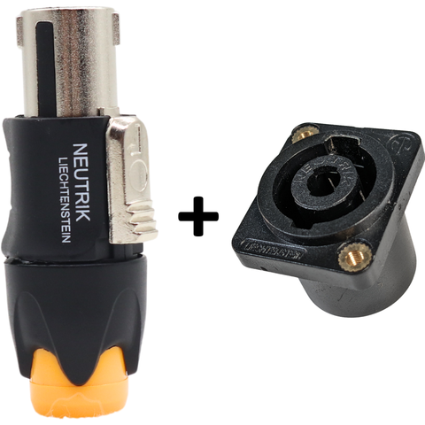 Speakon BS Cam và Speakon Vuông Nhựa chất lượng cao, thiết kế bền vững, được sử dụng rộng rãi trong các hệ thống âm thanh chuyên nghiệp.