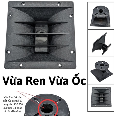 Họng treble 450 Ren Vặn hoặc Bắt Ốc đều được
