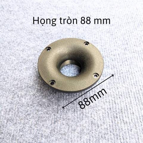 Họng treble tròn 88m ren 34mm