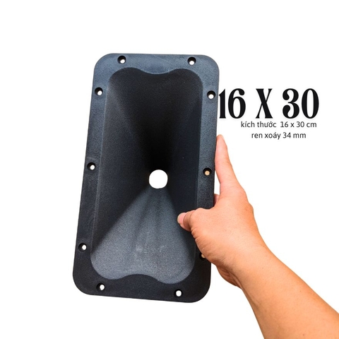 Họng treble 450 lá sen 16x30 cm