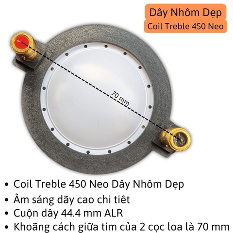 Coil Treble 450 Neo Dây Nhôm Dẹp