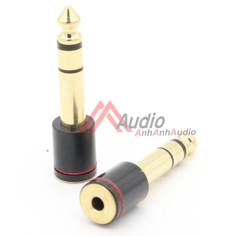 Jack Chuyển 6 Ly Ra 3.5 Đen Sọc Đỏ - Giải Pháp Kết Nối Âm Thanh Hiệu Quả