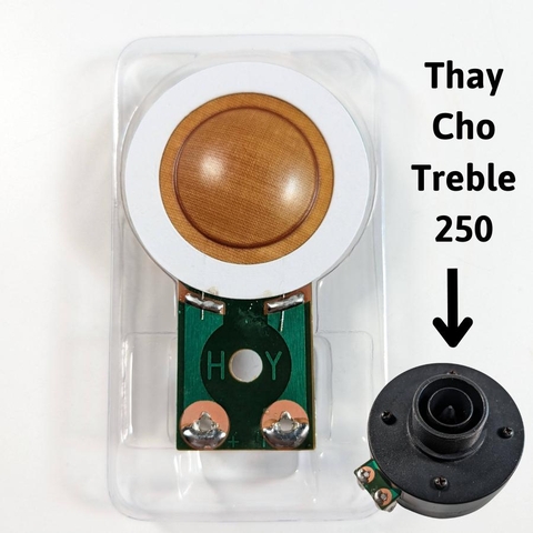 COIL LOA TREBLE 250 CHO LOA KÉO – KÍCH THƯỚC 25.4MM