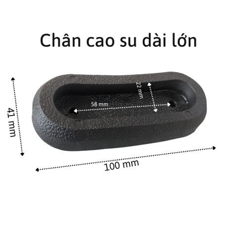chân đế cao su cho loa và amply , bộ 8 cái Dài lớn
