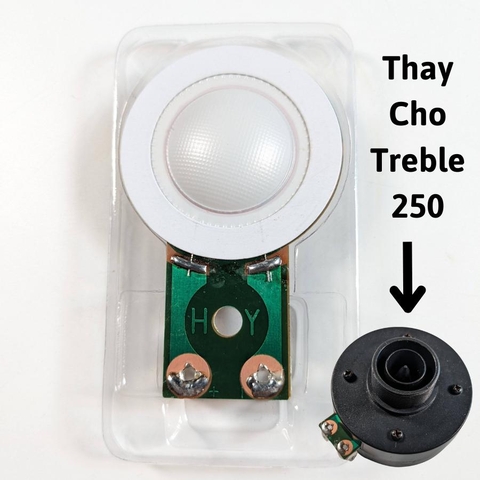 COIL LOA TREBLE 250 CHO LOA KÉO – MÀNG PE | KÍCH THƯỚC 25.4MM | TRỞ KHÁNG 6.5Ω