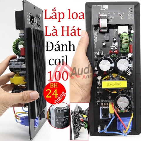 Mạch công suất loa Active , Lắp loa là hát đánh full đơn coil 100 hàng chất lượng cao , Giá 01 cái