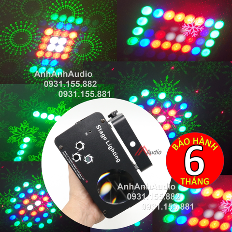 Đèn laser có LED dùng cho sân khấu phòng karaoke