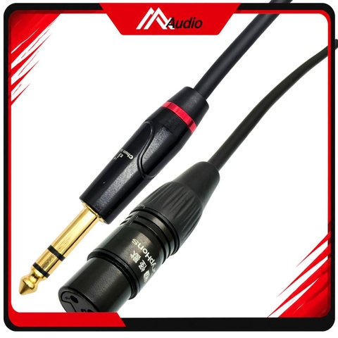 Dây Canon Cái ra 6 Ly Stereo