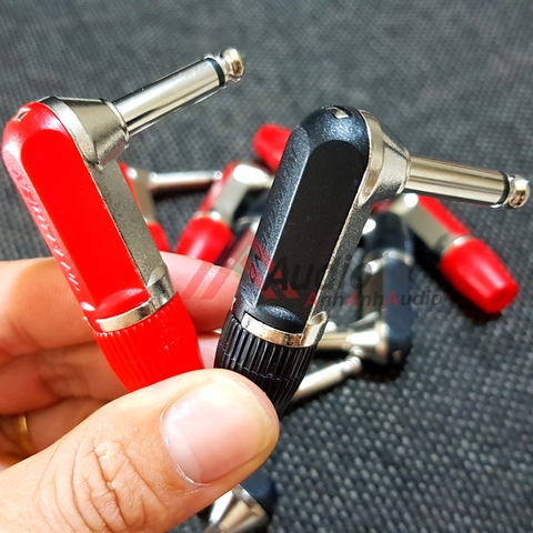 Jack 6 Ly Cong Đỏ Đen - Kết Nối Âm Thanh Chắc Chắn, Chất Lượng Cao