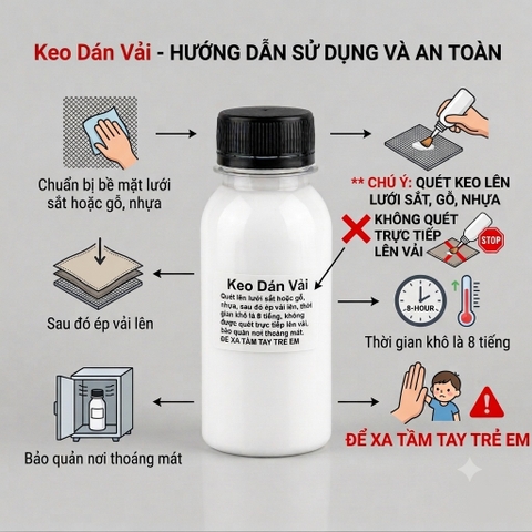 Keo dán lưới loa , dán ecang lưới loa , dán vải chống bụi lưới loa khi khô trong suốt