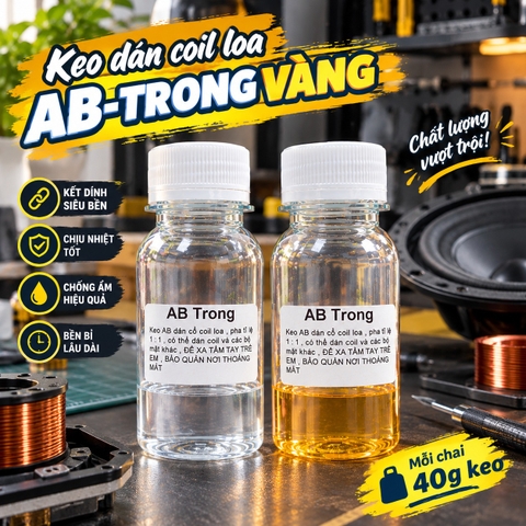 KEO AB VÀNG TRONG DÁN COIL LOA