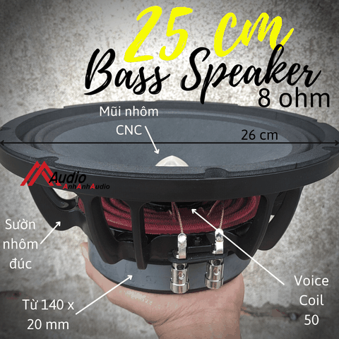 Loa 25 Full toàn dãi mã Bass25SWK10