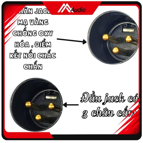 Dây Canon Đực Ra Canon Đực (2x XLR Male)