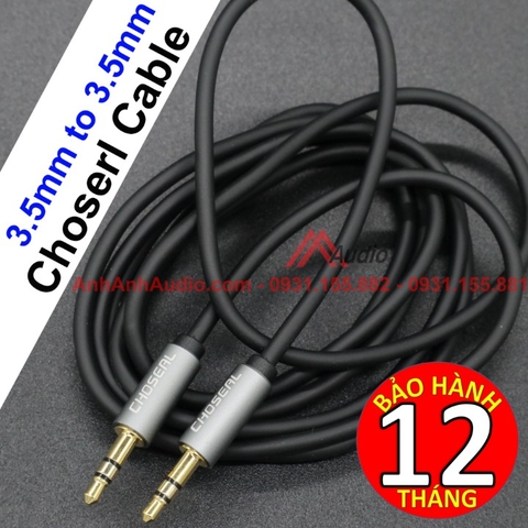 Dây 3.5mm 2 đầu Choserl dài 1,5M