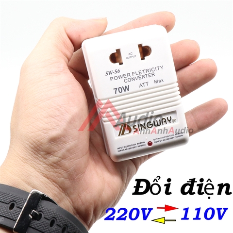 Chuyển điện 110v SingWay , sử dụng được mạch điện tử có IC