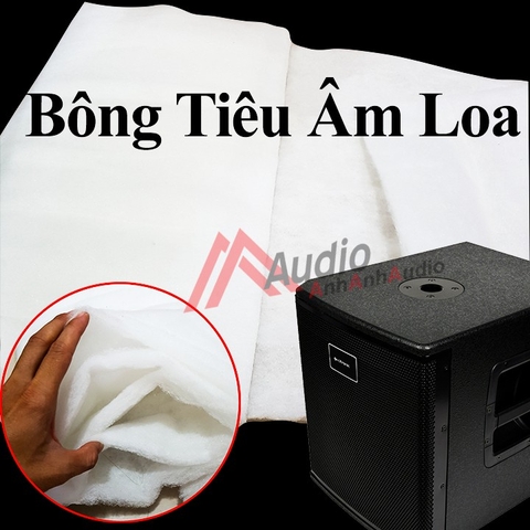 Bông tiêu âm thùng loa và vải lưới chống bụi cho loa